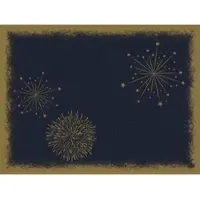 Duni GmbH Bio-Dunicel Servietten 30x40 cm, glitzernd schwarz | Packung (100 Stück)