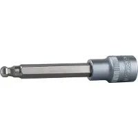 Ks Tools 1-2" Bit-Stecknuss Innensechskant mit Kugelkopf, lang