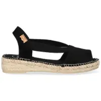 Toni pons Espadrilles Damen Ella Schwarz Wildleder