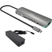 I-Tec USB-C Metal Nano Docking Station 4K HDMI LAN with Power Delivery 100W + Universal Charger 100W