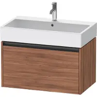 Duravit Ketho.2 Wastafelonderkast 78,4x46x44 cm Mat Noten