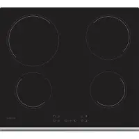 Candy Timeless CH64XB, Schwarz, Integriert, 59 cm, Keramik, Glaskeramik, 4 Zone(n)