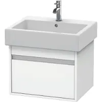 Duravit Waschtischunterschrank Ketho 55x44cm, we matt, 1 Auszug, wandhängend