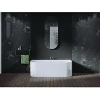 Riho freistehende Badewanne Devotion 180x80 B2W weiß, B096003005 B096003005