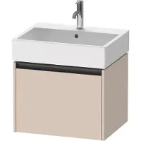 Duravit Ketho.2 Wastafelonderkast 58,4x46x44 cm Mat Taupe
