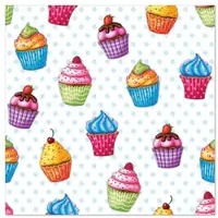 Papstar 200 Servietten, 3-lagig 1/4-Falz 33 cm x 33 cm Camaieu