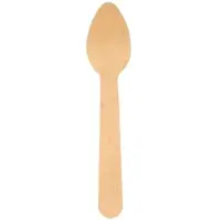 ABENA GmbH Kaffeelöffel, 11 cm, Holz | Packung (100 Stück)