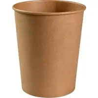 ABENA GmbH Schale, 1.000 ml, ø 11,5 cm, Kraft/PE, Braun | Packung (50 Stück)