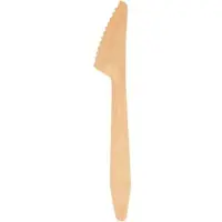 ABENA GmbH Messer, 16,5 cm, Holz | Packung (100 Stück)