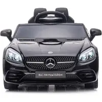 Wisam Double electric car for children Mercedes SLC 300, black