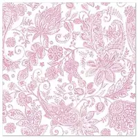 Papstar 50 Servietten "ROYAL Collection" 1/4-Falz 40 x 40 cm fuchsia