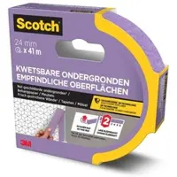 3M Scotch Malerabdeckband für empfindliche Oberflächen, 24 mm x 41 m, 1 Rolle/Packung, 100% PEFC SGSCH-PEFC-COC-110078 | Packung (1 Rolle)