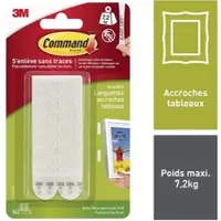 3M Große CommandTM Bilder-Montage Strips L, 6 Sets im Vorteilspack, 17206-6 | Packung (1 Stück)