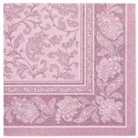 Papstar 50 Servietten "ROYAL Collection" 1/4-Falz 40 x 40 cm lila