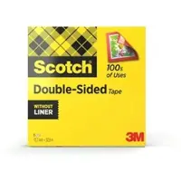 3M Scotch doppelseitiges Klebeband, 1 Rolle, 12 mm x 33 m