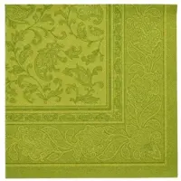 Papstar 50 Servietten "ROYAL Collection" 1/4-Falz 40 x 40 cm grün