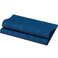 Duni GmbH Elegance Servietten 40x40 cm dunkelblau - Hochwertige Tischdekoration | Packung (40 Servietten)