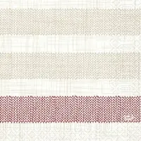 Duni GmbH Zellt.-Serv.33 3lg 1/4 Rigato bordeaux - Elegante Servietten | Packung (250 Servietten)