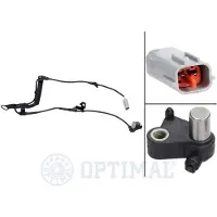OPTIMAL ABS Sensor Raddrehzahl Vorne Links für MAZDA 323 F VI (BJ) 06-S101