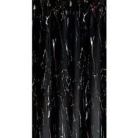 KS Handel 24 Textil Duschvorhang Black Stone Marmor Schwarz 240x200 cm inkl. Duschvorhangringe inkl. Beschwerung