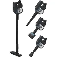 Hoover HF401P 011, Stabstaubsauger, Beutellos, Schwarz, Silber, 0,7 l, Trocken, Zyklonal, EPA