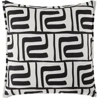 Premium Living Zierkissen Ottawa Schwarz/Beige ca. 60x60cm