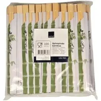 ABENA GmbH Essstäbchen, Bambus, Einzelverpackt | Packung (100 Stück)