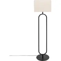 Atmosphera Stehlampe mit Schirm ALEC, 154 cm