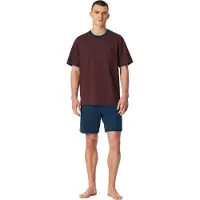 Schiesser Pyjama "Comfort Essentials" Set, 0, 2 mit aufgesetzter Brusttasche