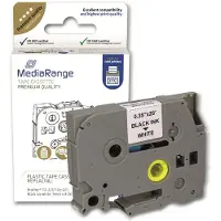 MediaRange MRBTZ221, Schwarz, Tintenstrahl, Dauerhaft, Brother P-Touch 1000, 1010, 1080, 1090, 1260VP, 1280, 1280DT, 1290, 1750, 1830VP, 18R, 2030VP,..., 9 mm, 1 Stück(e)