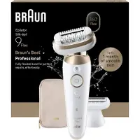 Braun Silk-épil 9 Flex 9-030 3D Epilierer mit flexiblem Kopf für Nass- und Trockenrasur 1 St.