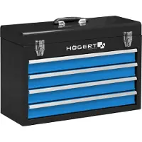 Högert Technik Werkzeugkoffer HT7G075 520mm 218mm 360mm Stahl