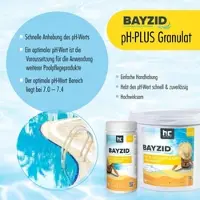 BAYZID pH Plus Granulat für den Pool 6 x 1kg