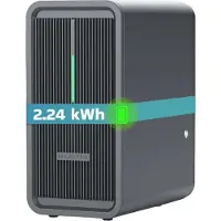 SUNNIVA Marstek Saturn B2500-D Solarspeicher 2,24 kWh LiFePO4 Solarakku für PV Systeme Balkonkraftwerk, IP65, 6000 Zyklen, WIFI und Bluetooth, Solar-Batterie