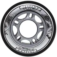 Abisal Nils Extreme Black Inline Skate Rollen (4er-Set) | 70 mm, 72 mm oder 76 mm | 82A Härte und High Rebound PU