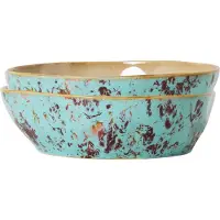 HK Living - 70's Pastaschale, Ø 18,7 cm, patina (2er-Set)