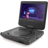 Caliber Tragbarer DVD-Player für das Auto - 7-Zoll-Bildschirm - inkl. Kopfstützenhalterung (MPD107)