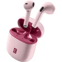 Cellularline WIRELESS HEADSET STYLE COLOR, True Wireless Stereo (TWS), Anrufe/Musik, 80 g, Kopfhörer, Rot