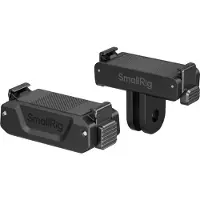 SmallRig 5918 Bidirectional Quick Release Folding Adapter Support w. 2-Prong Mount and 1/4"-20 Threaded Hole