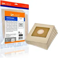Invest-de Invest IZ-AM2, Staubbeutel, Papier, AEG AB 3400-3999 Berry, AE 3400-3499 Ingenio ALASKA VC 2200, VCC 2200 AMICA VI 2011 Viento, VI..., 5 Stück(e)