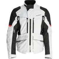 Acerbis Dual Road wasserdichte Jacke Polyester homologiert x-rover grau/rot größe XL