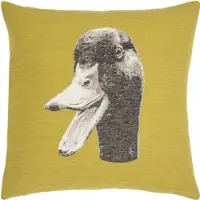 PAD Dekokissen "MOO", grün (light grün), B:45cm L:45cm, Baumwolle, Dekokissen_Sitzkissen_Kissenhüllen, Dekokissen, Made in Europe, Kissenhülle ohne Füllung, 1 Stück, Tiermotiv, 45x45 cm