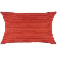 PAD Dekokissen "LAMONTE", rot (apricot), B:60cm L:40cm, Obermaterial: 100% Baumwolle, Dekokissen_Sitzkissen_Kissenhüllen, Dekokissen, Made in Europe, Kissenhülle ohne Füllung, 1 Stück