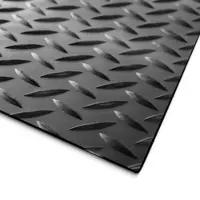 Karat Gummiläufer Tränenblech-Struktur Universal Gummimatte Rutschfest 150 x 250 x 0,3 cm
