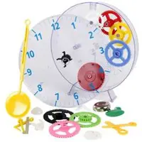 Techno Line Model kids clock Meccanico Kit apprendimento orologio da parete 20 cm x 3.5