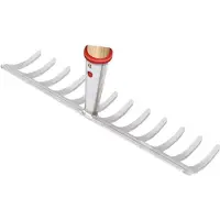 Ideal Idealspaten Gartenrechen 16 Zinken, Arbeitsbreite 415 mm
