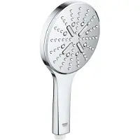 GROHE Rainshower Smartactive 130, Handduschbrause mit Kopf, Chrom, Wand, 13 cm