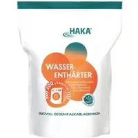 HAKA Wasserenthärter für die Waschmaschine, Pulver, gegen Kalkbeläge und Schmutz, ohne Aluminium, vegan, 2 kg