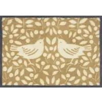 Turtle Mat Fußmatte "Looting Fruits Neutral", braun, B:60cm H:9mm L:85cm, Obermaterial: 85% Baumwolle, 15% Viskose, Teppiche, Fußmatte