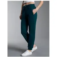 Trigema Sweathose "Jogginghose", Damen, Gr. XL, US-Größen, blau (saphir), Sweatware, 70% Baumwolle, 30% Polyester, Hosen Sweathose